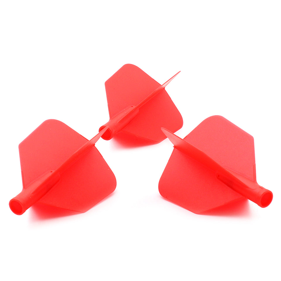 Cuesoul Tero AK4 Dart Flights - Big Wing Red