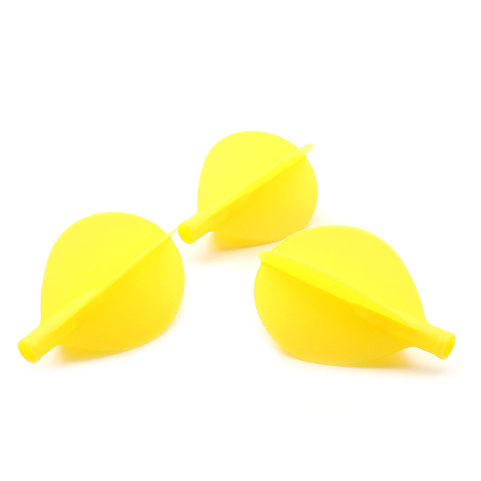 Cuesoul Tero AK4 Dart Flights - Teardrop Yellow