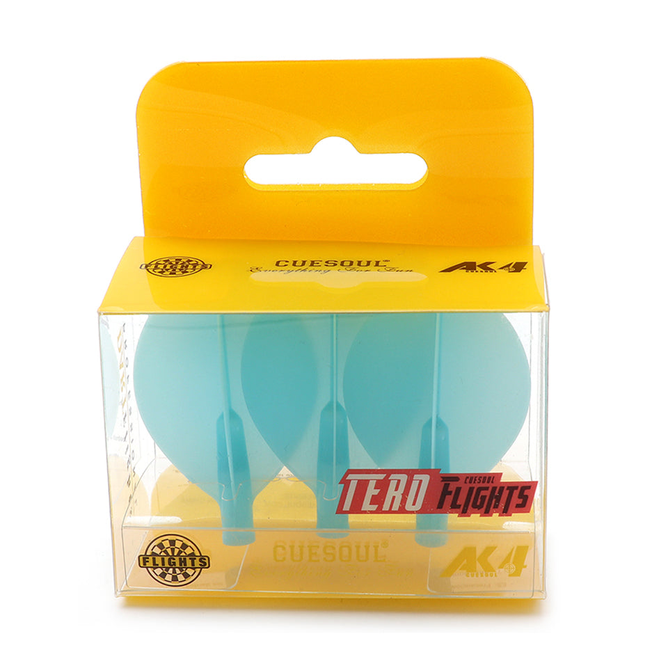 Cuesoul Tero AK4 Dart Flights - Teardrop Blue