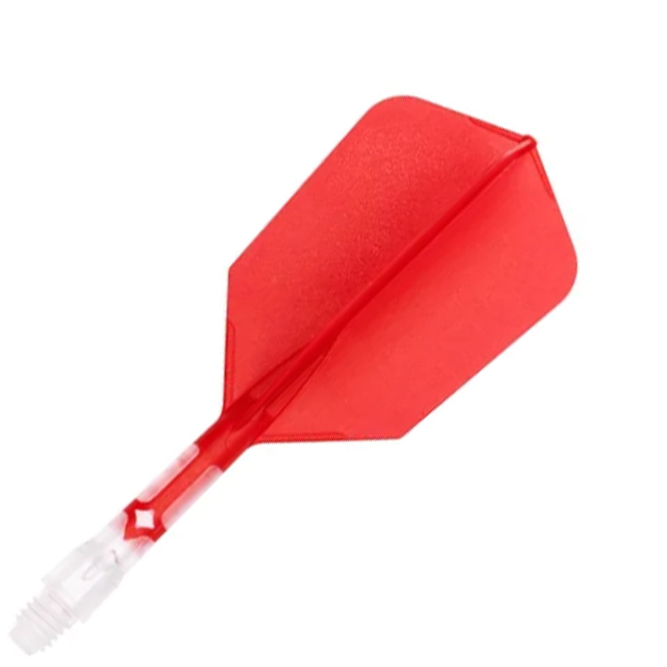 Cuesoul Rost T19 Integrated Dart Flights - Slim Red (M) 28mm