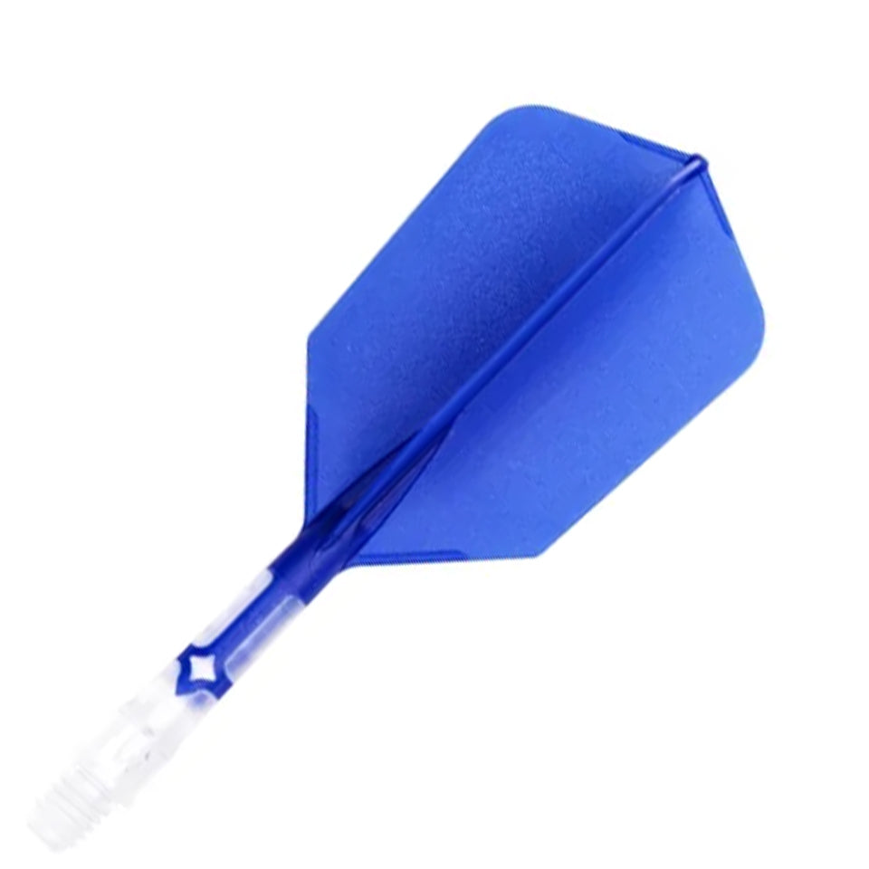 Cuesoul Rost T19 Integrated Dart Flights - Slim Blue (M) 28mm