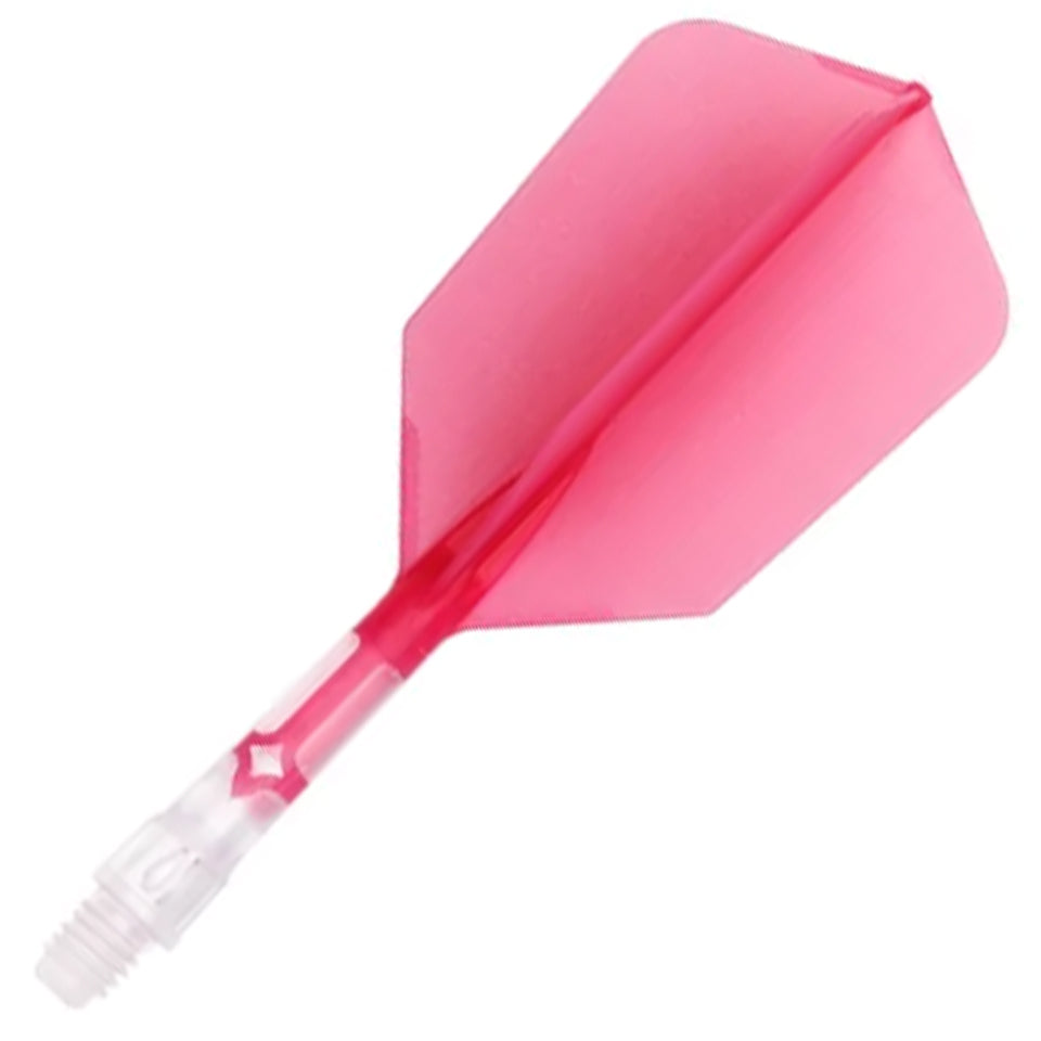 Cuesoul Rost T19 Integrated Dart Flights - Slim Pink (L) 33mm