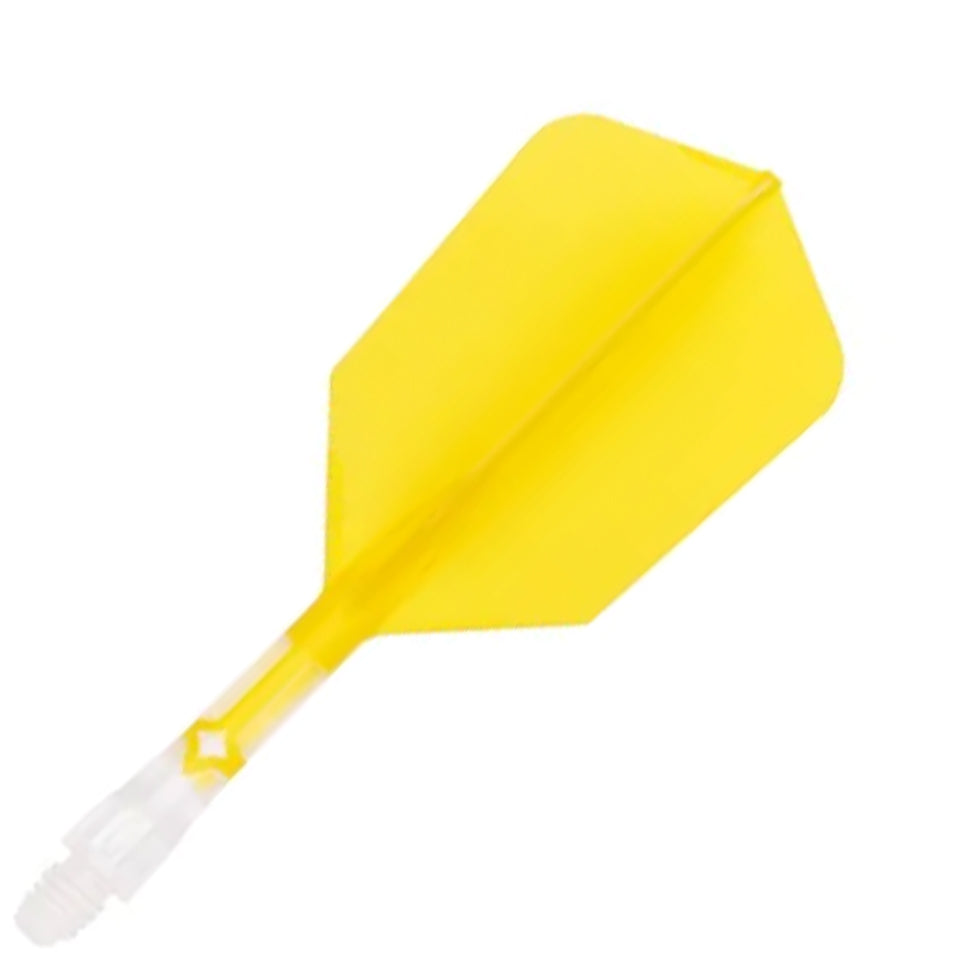 Cuesoul Rost T19 Integrated Dart Flights - Slim Yellow (M) 28mm