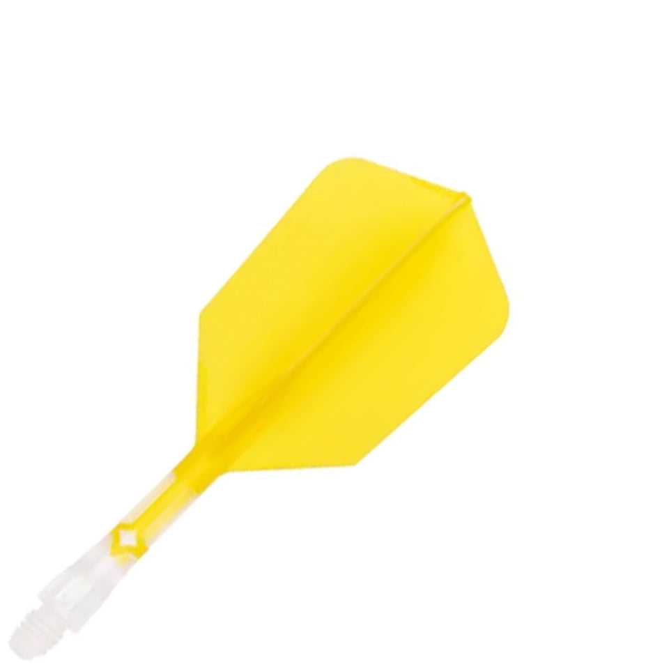 Cuesoul Rost T19 Integrated Dart Flights - Slim Yellow (S) 23mm