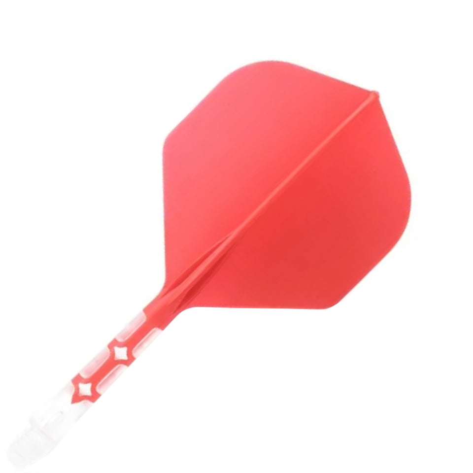 Cuesoul Rost T19 Integrated Dart Flights - Standard Red (M) 28mm