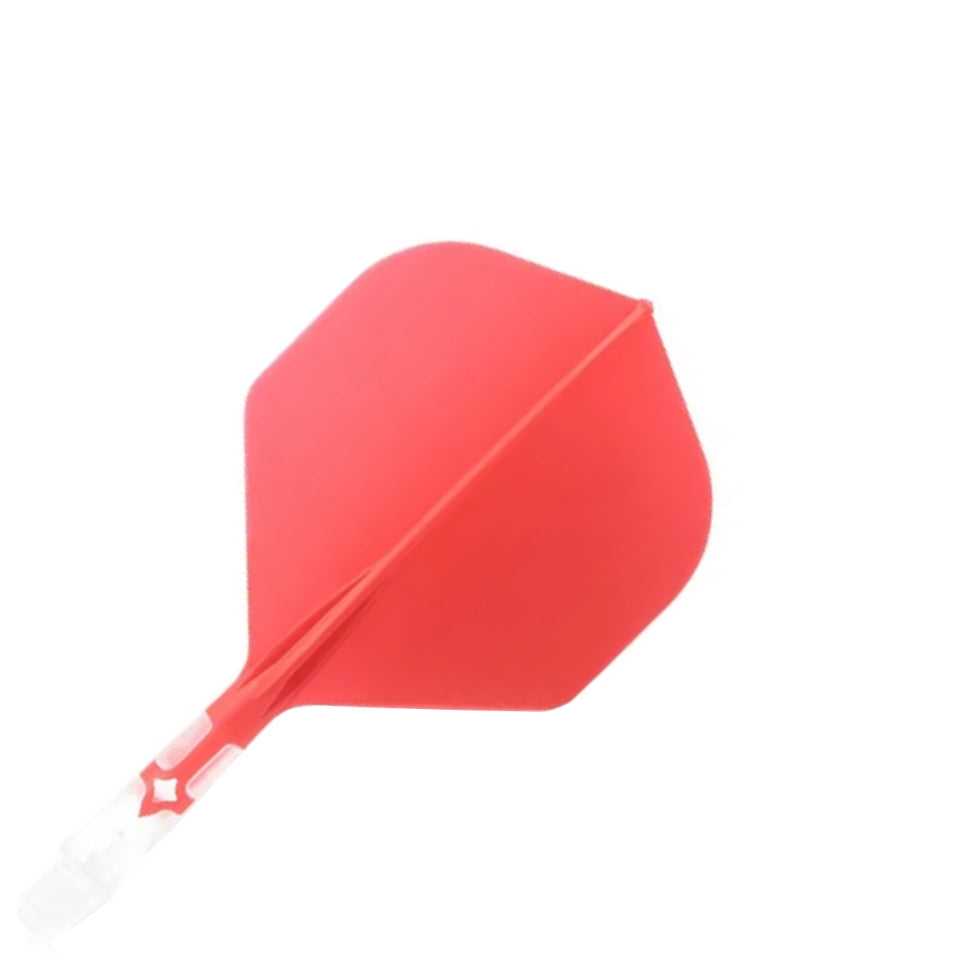 Cuesoul Rost T19 Integrated Dart Flights - Standard Red (S) 23mm