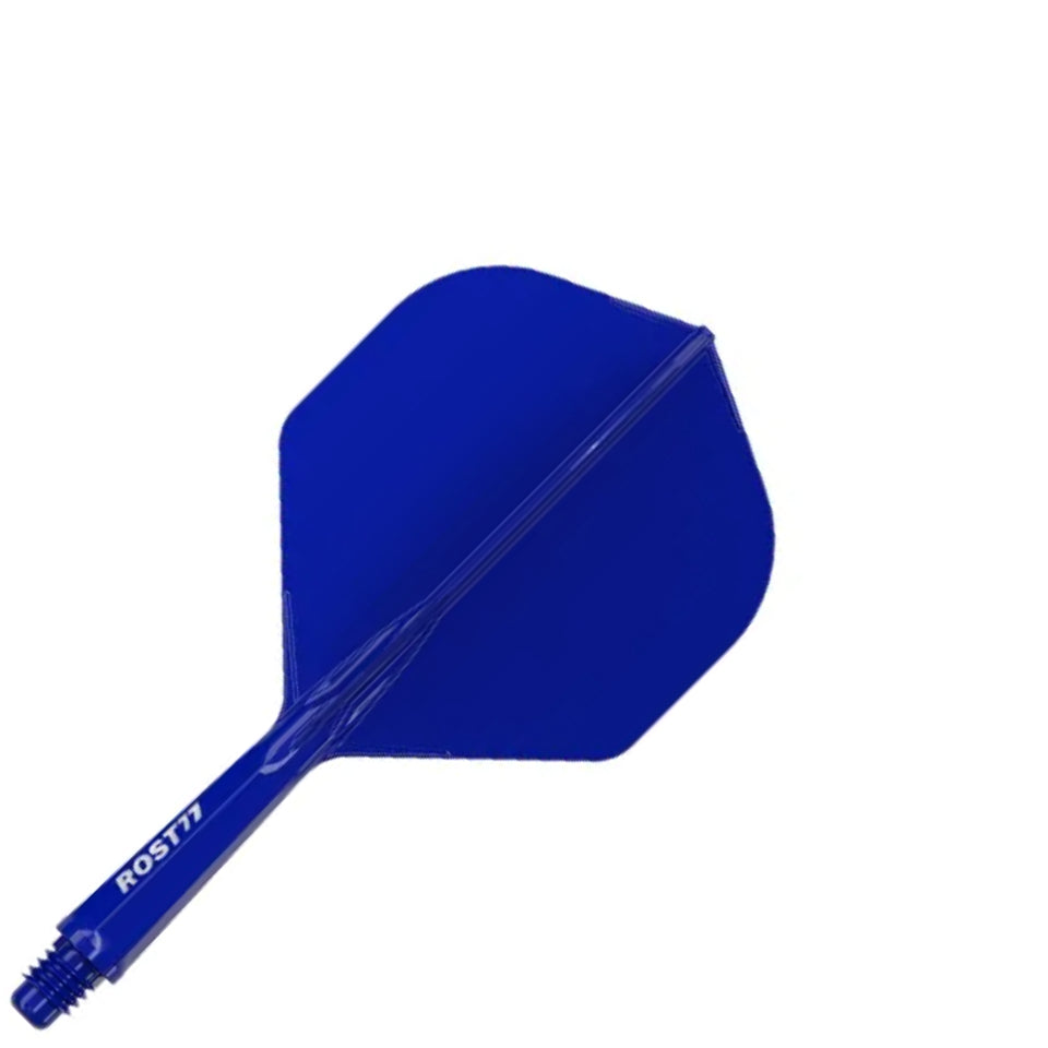 Cuesoul Rost 77 Integrated Dart Flights - Standard Blue (S) 23mm
