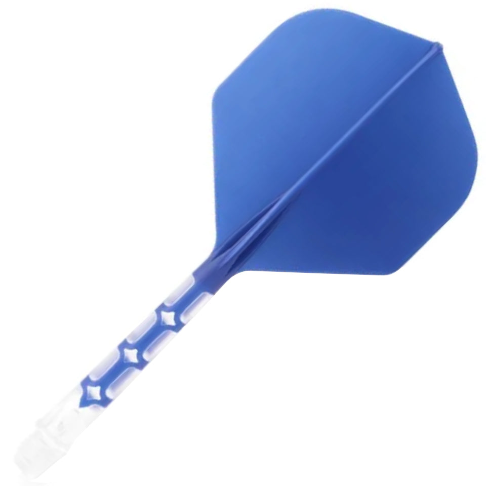 Cuesoul Rost T19 Integrated Dart Flights - Standard Blue (L) 33mm