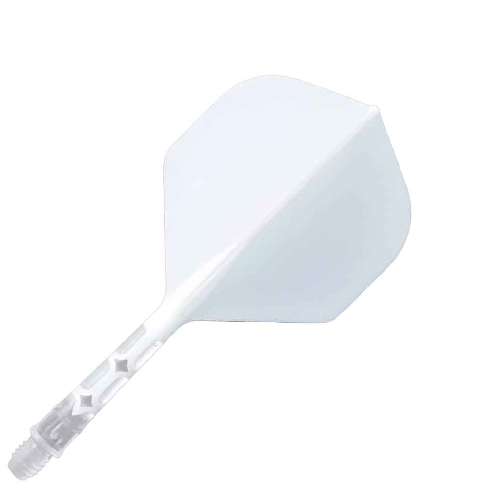 Cuesoul Rost T19 Integrated Dart Flights - Standard White (M) 28mm