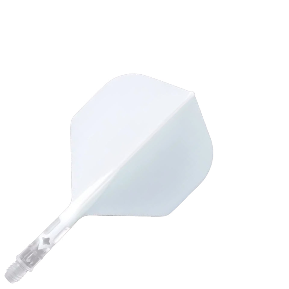 Cuesoul Rost T19 Integrated Dart Flights - Standard White (S) 23mm
