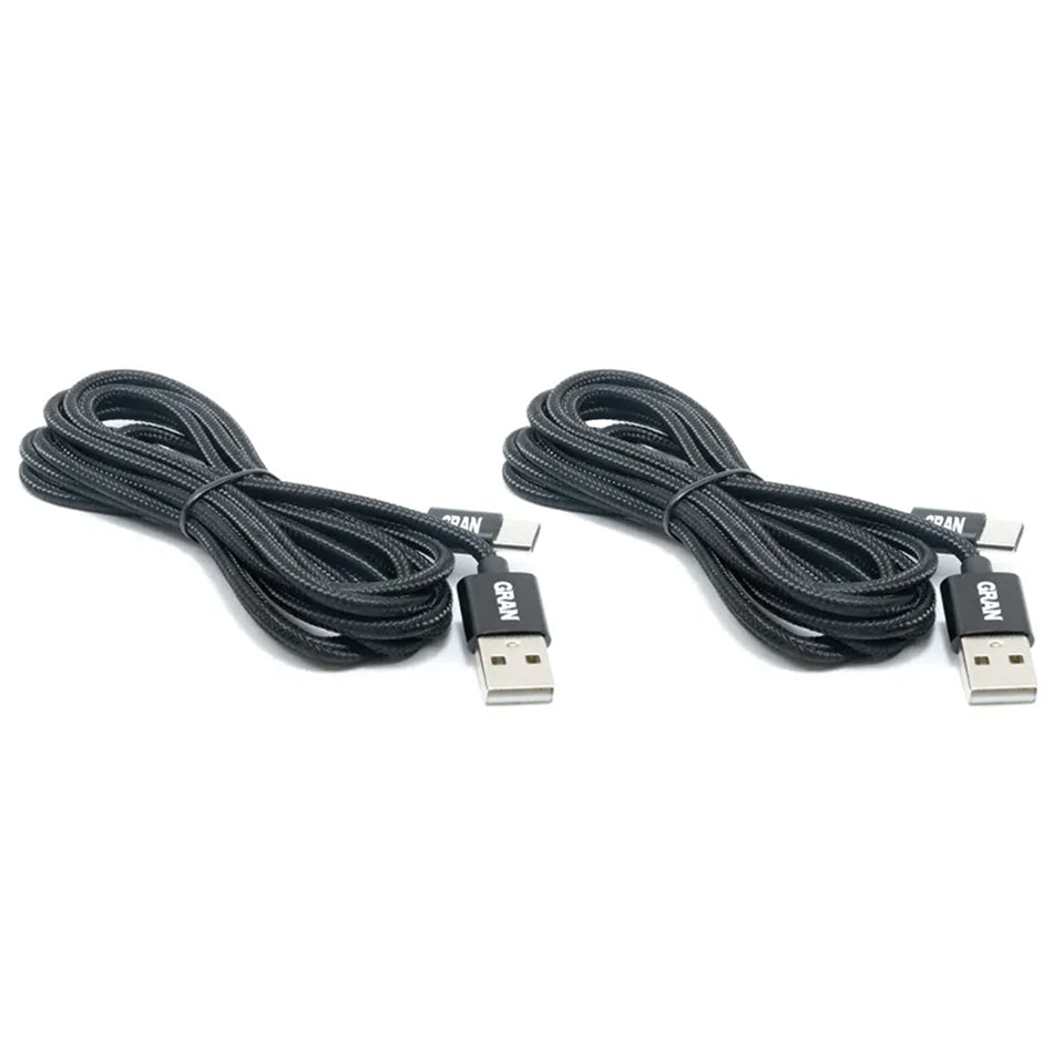 Gran Darts Gran LED Dart Mat Replacement USB Type C Cable (2 Pieces)