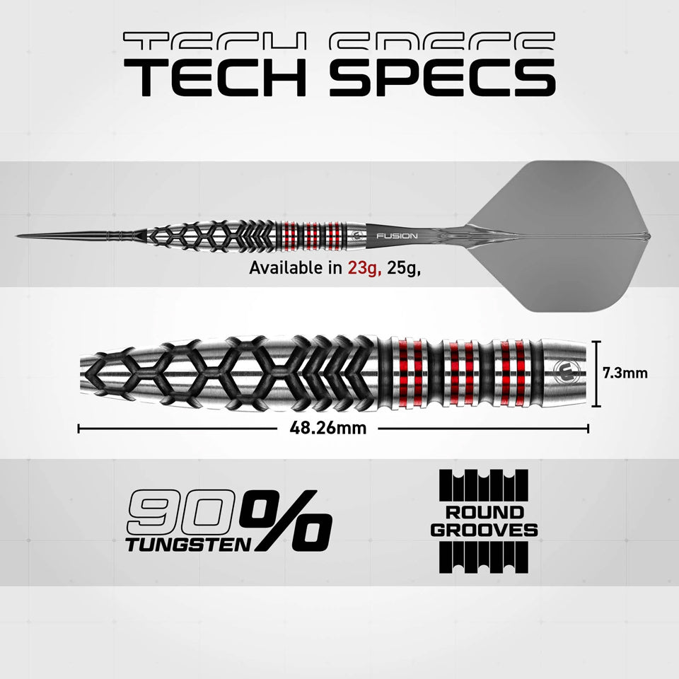 Winmau Fornax Torpedo Switch Point Steel Tip Darts - 23gm