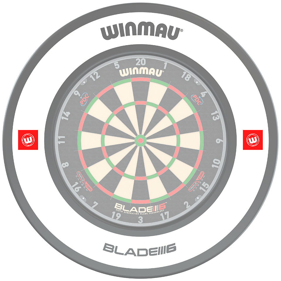 Winmau Pro Line 1.0 Dartboard Surround - White