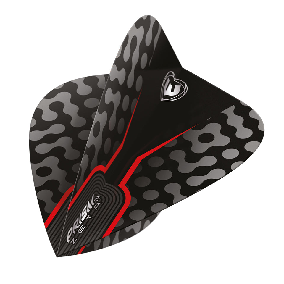 Winmau Prism Zeta Dart Flights - Kite Black/Red