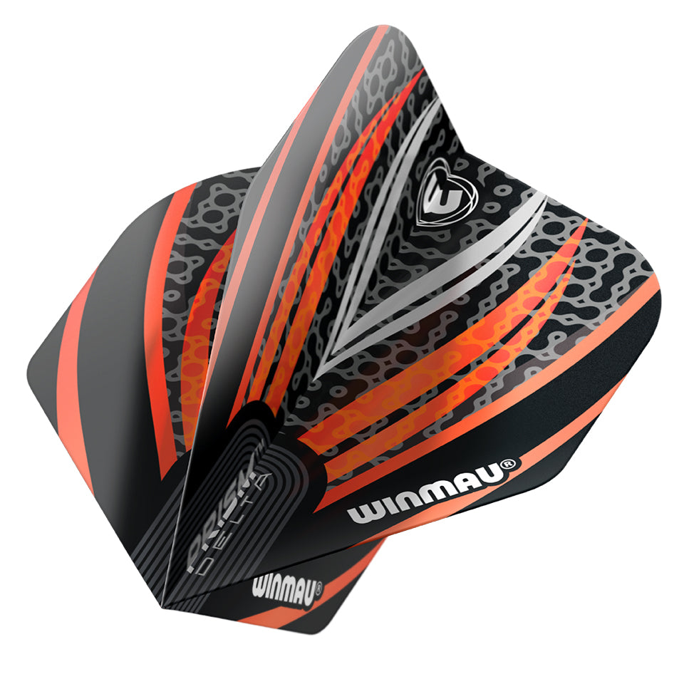 Winmau Prism Delta Dart Flights - Standard Orange