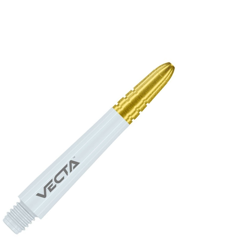 Winmau Vecta Dart Shafts - Short White Gold