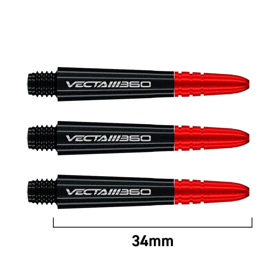 Winmau Vecta Blade360 Dart Shafts - Short Black