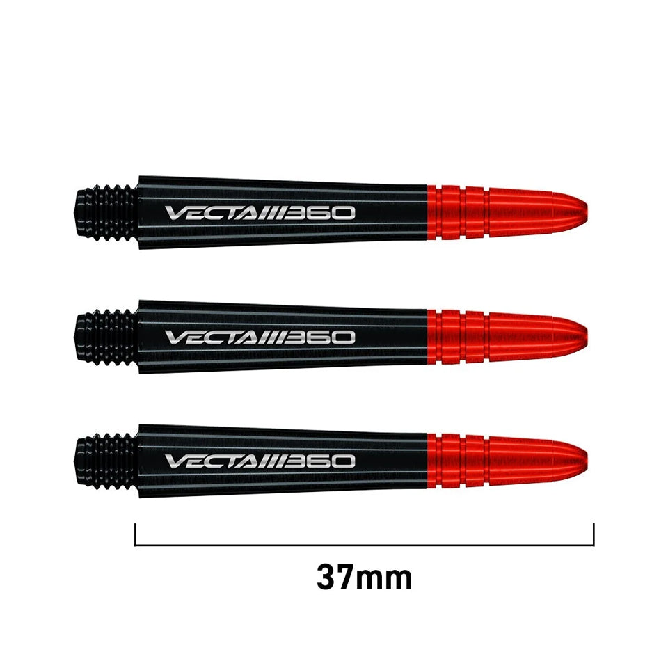 Winmau Vecta Blade360 Dart Shafts - Intermediate Black