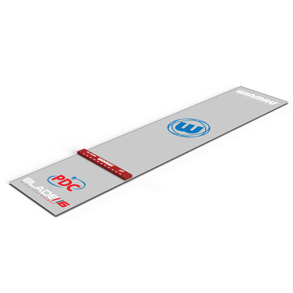Winmau Clear Zone PVC Dart Mat With Integrated Oche