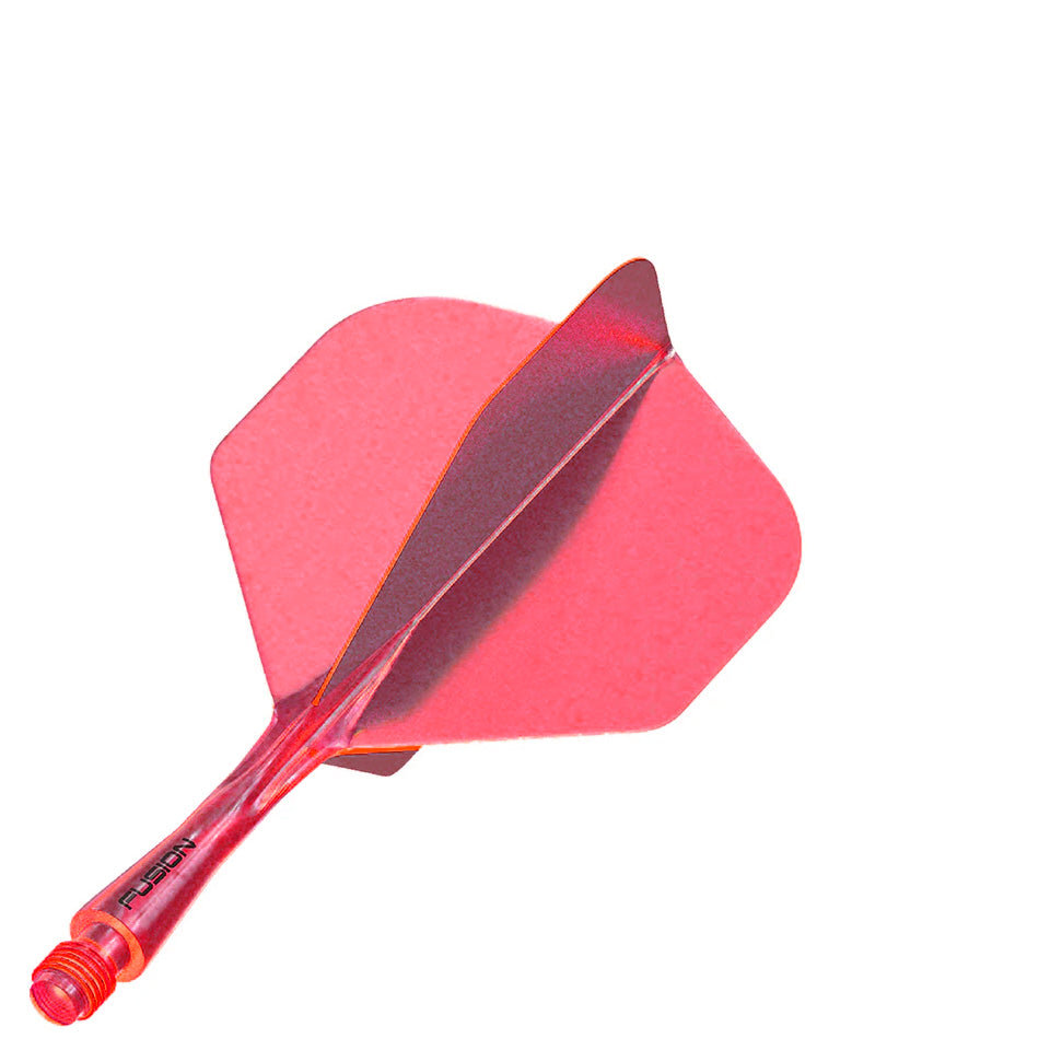 Winmau Fusion Integrated Flight & Shaft System - No2 Short Fluoro Orange