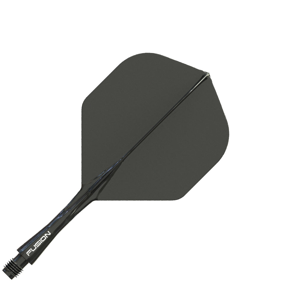 Winmau Fusion Integrated Flight & Shaft System - No2 Short Black