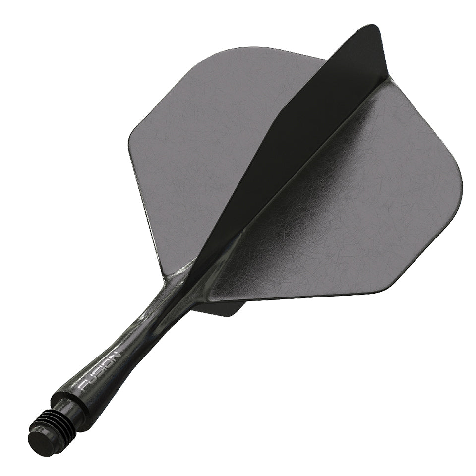 Winmau Fusion Integrated Flight & Shaft System - No2 Short Black