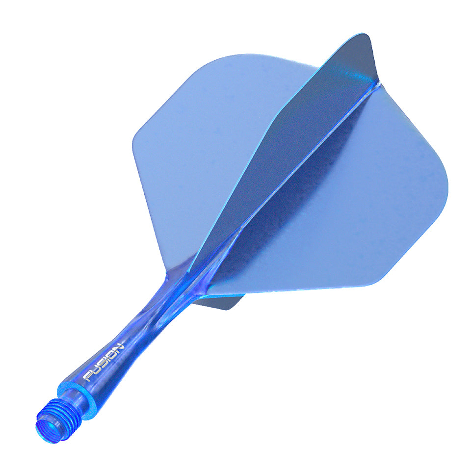 Winmau Fusion Integrated Flight & Shaft System - No2 Short Blue