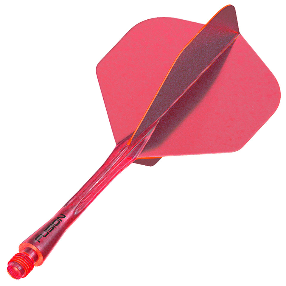 Winmau Fusion Integrated Flight & Shaft System - No2 Medium Fluoro Orange