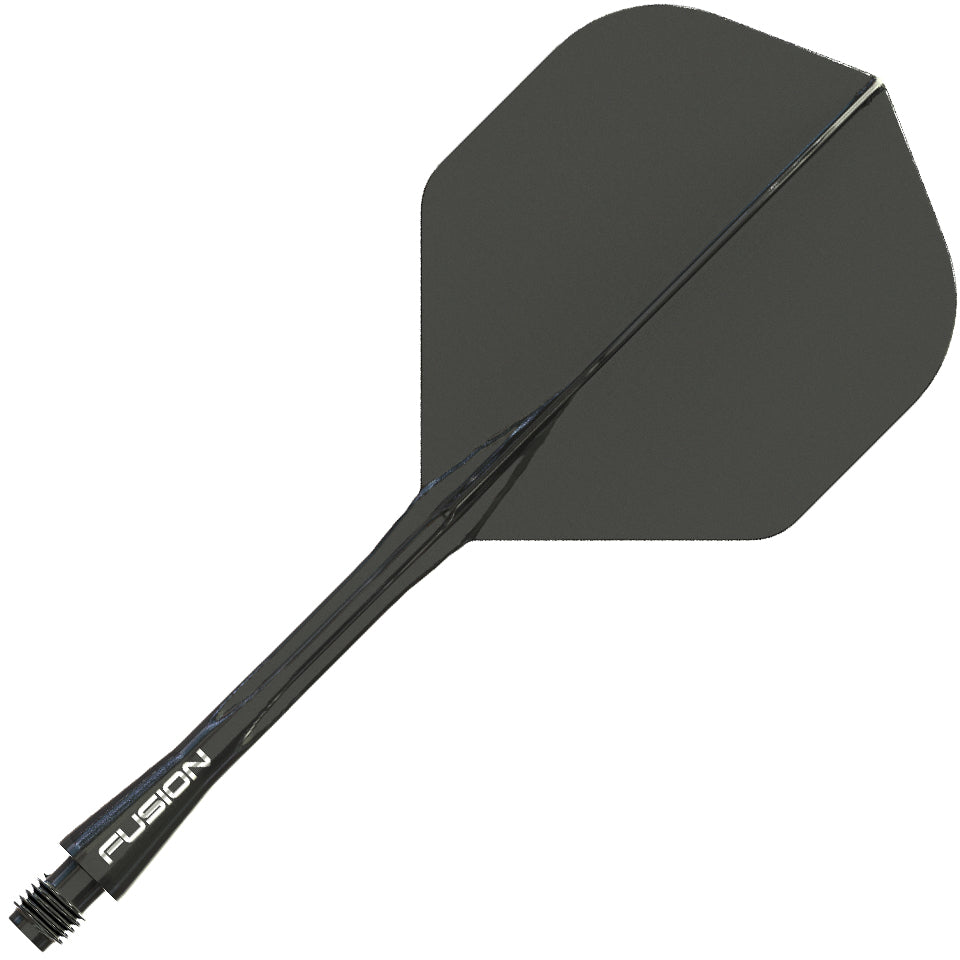 Winmau Fusion Integrated Flight & Shaft System - No2 Medium Black