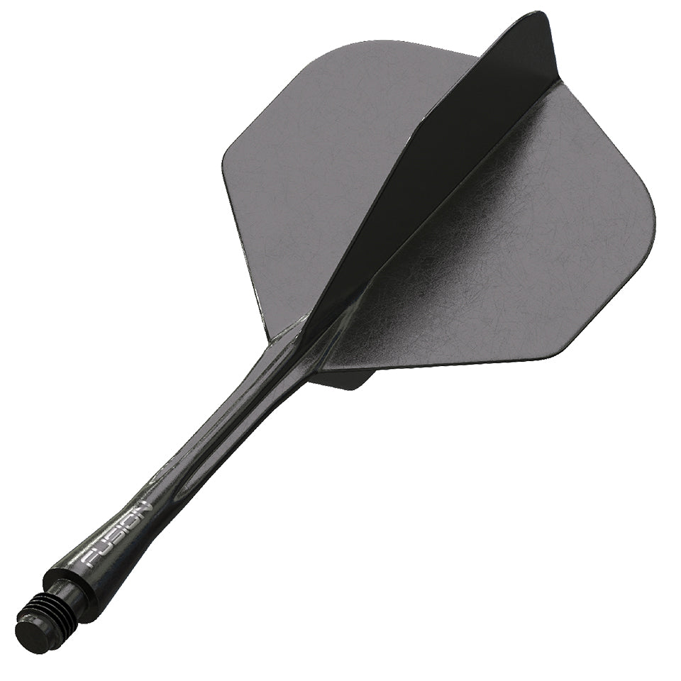 Winmau Fusion Integrated Flight & Shaft System - No2 Medium Black