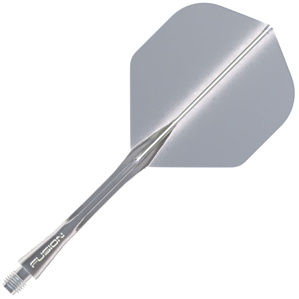 Winmau Fusion Integrated Flight & Shaft System - No2 Medium Dark Grey Smoke