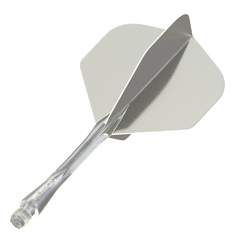 Winmau Fusion Integrated Flight & Shaft System - No2 Medium Dark Grey Smoke