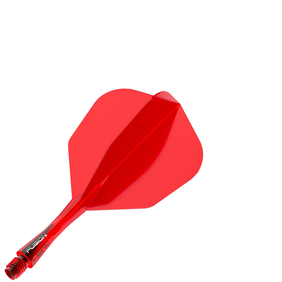 Winmau Fusion Integrated Flight & Shaft System - No6 Short Red