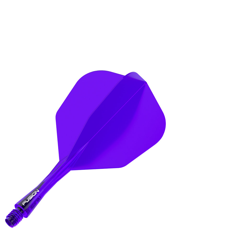 Winmau Fusion Integrated Flight & Shaft System - No6 Short Purple