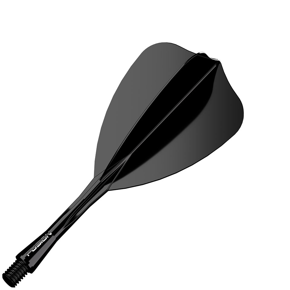 Winmau Fusion Integrated Flight & Shaft System - Arrow Intermediate Black