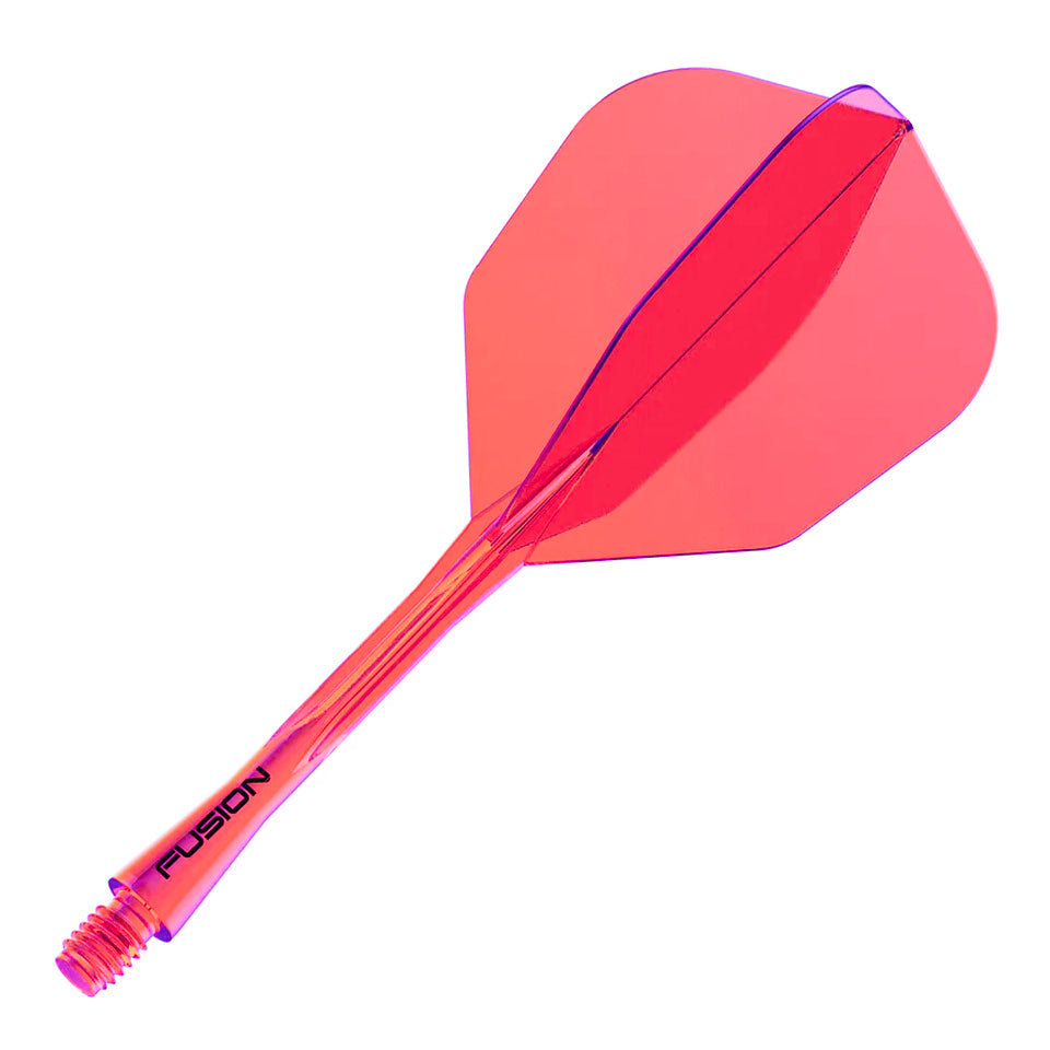 Winmau Fusion Integrated Flight & Shaft System - No6 Medium Neon Orange