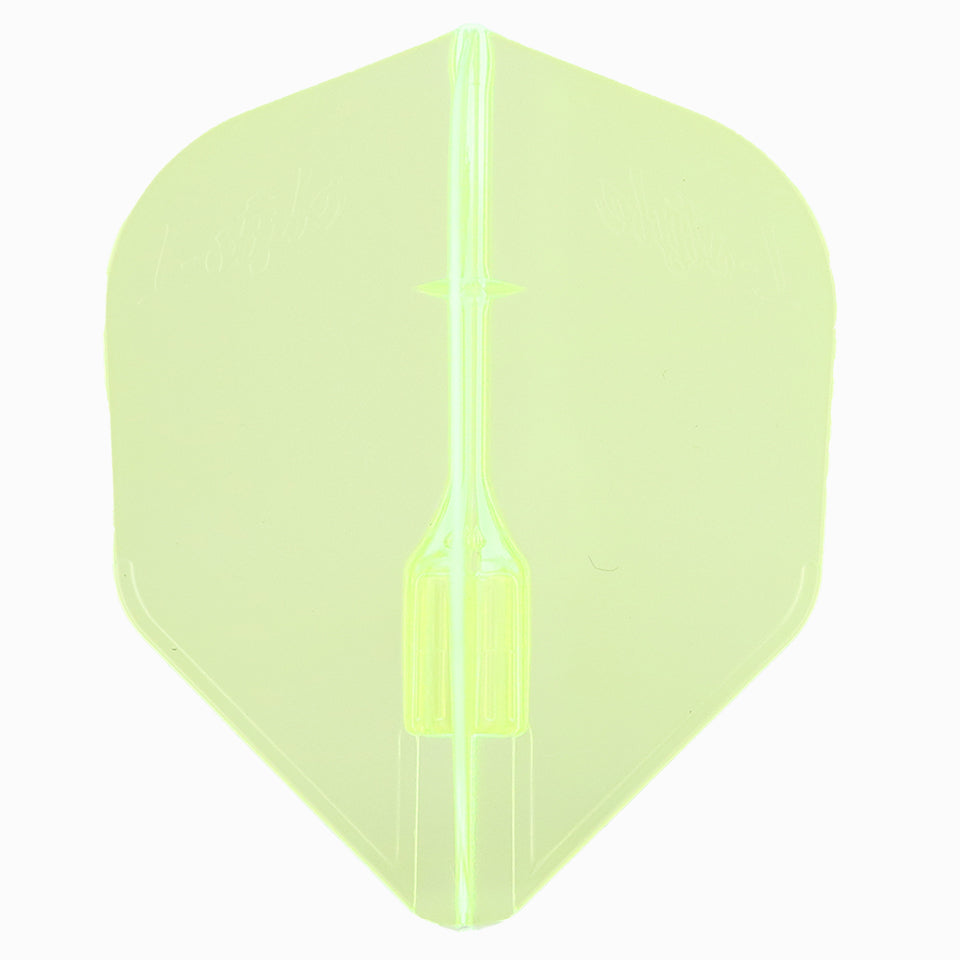 L-Style EZ Fantom Dart Flights - L3 / Shape Neon Yellow