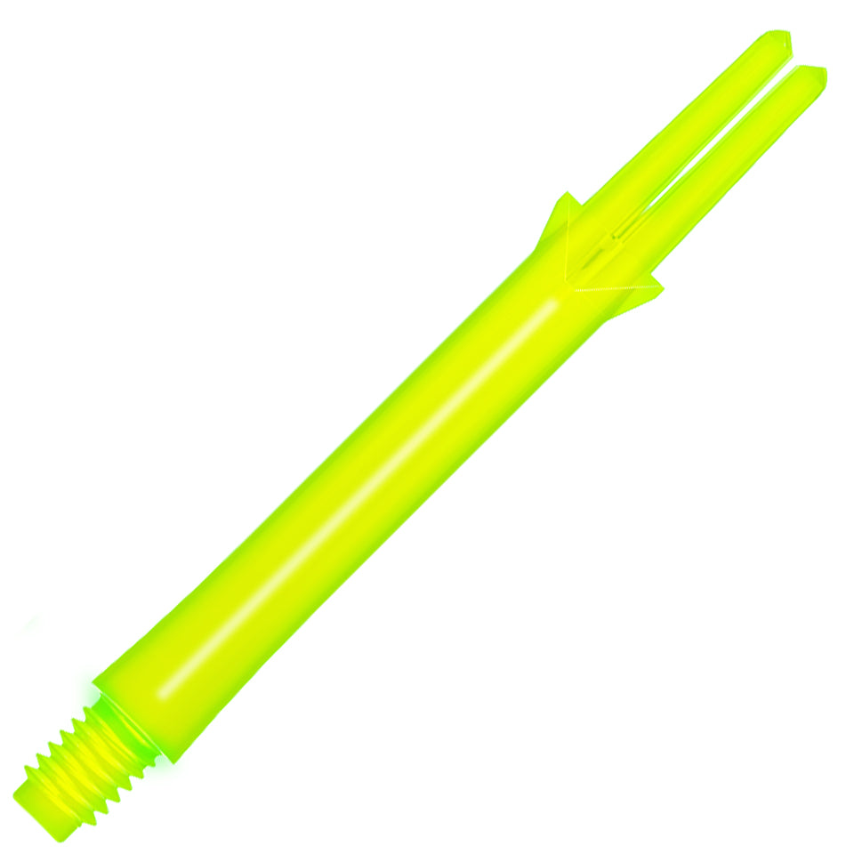 L-Style L-Shaft Locked Dart Shafts - 330 Neon Yellow