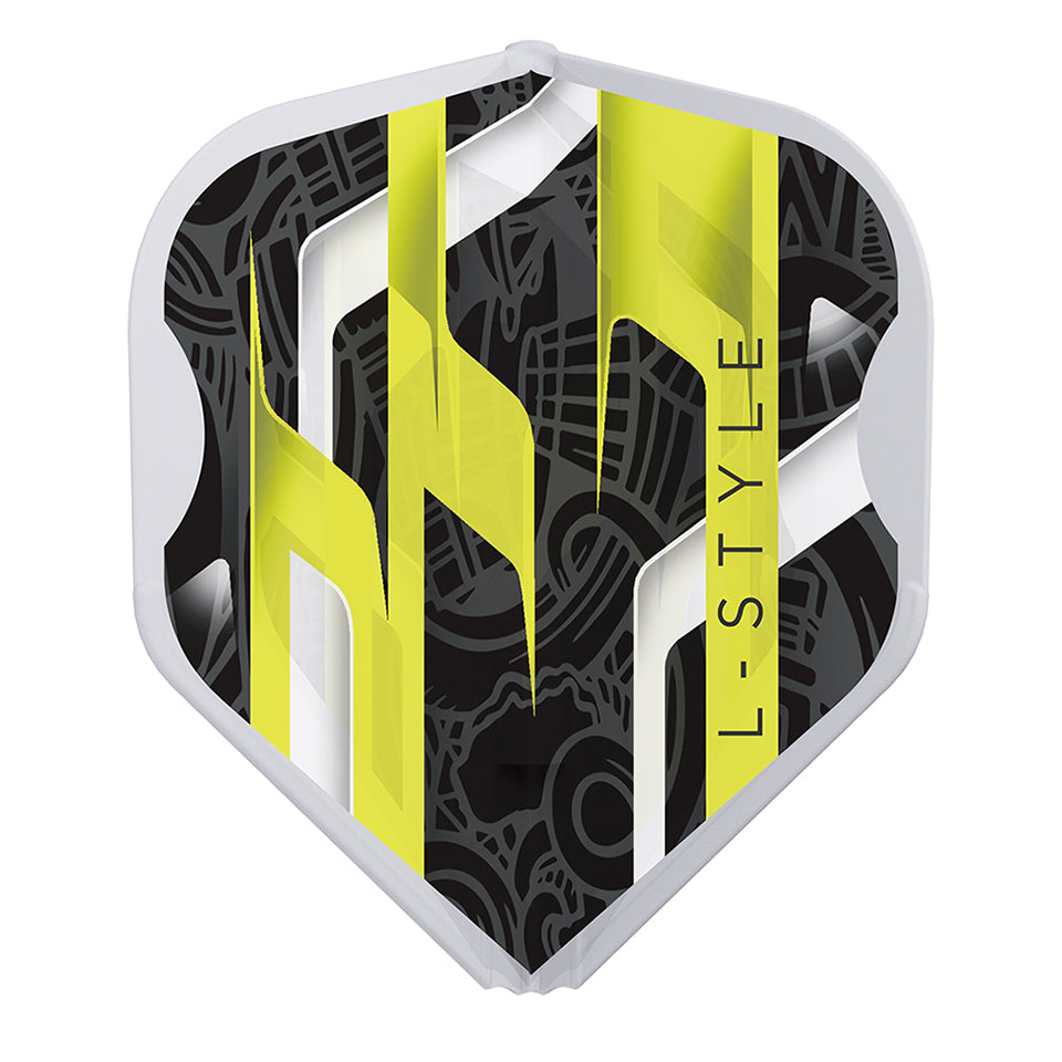 L-Style EZ Origin Mamo Series Dart Flights - L1 / Standard Black