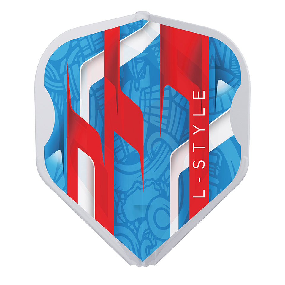 L-Style EZ Origin Mamo Series Dart Flights - L1 / Standard Blue