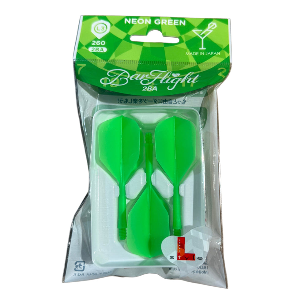 L-Style BarFlight Integrated Flight System - L3 / Shape 260 Neon Green
