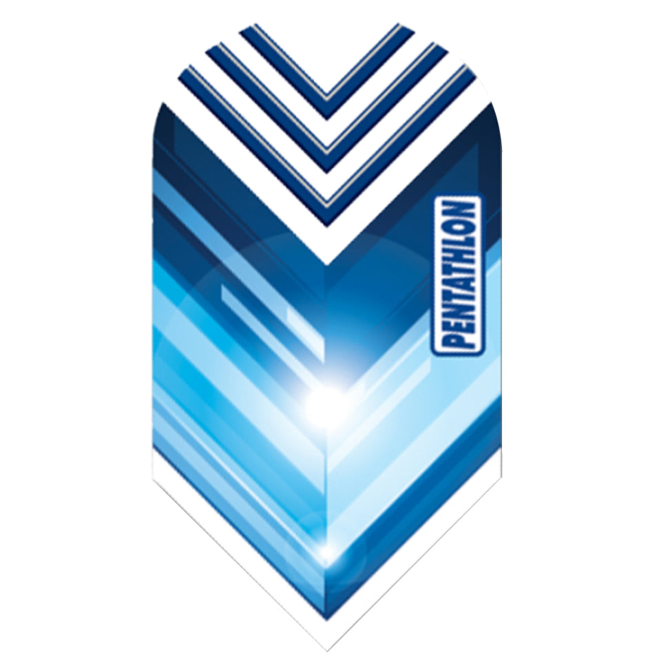 Pentathlon Vizion V Dart Flights - Slim Blue
