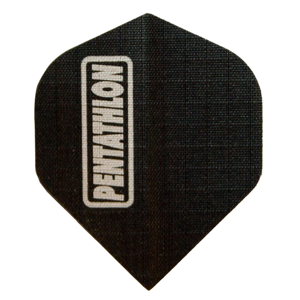 Pentathlon Nylon 150 Micron Dart Flights - Standard Black