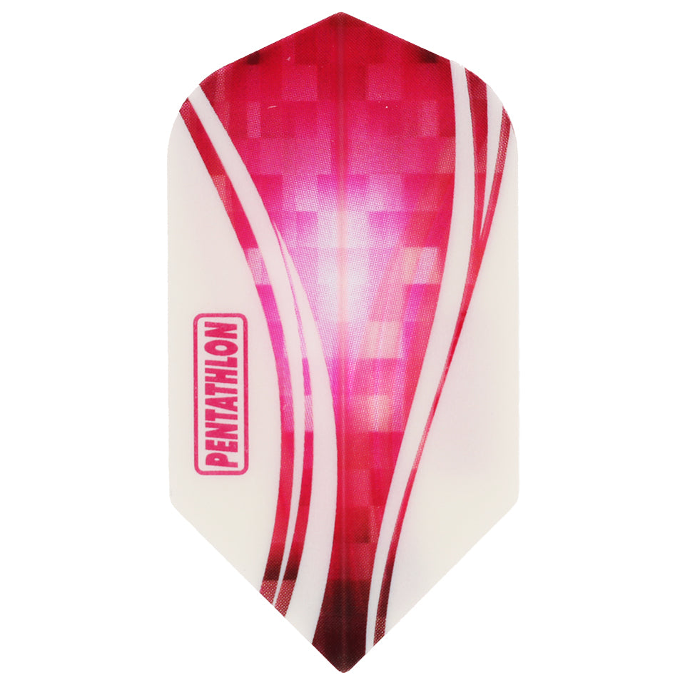 Pentathlon Vizion Wave Dart Flights - Slim Pink