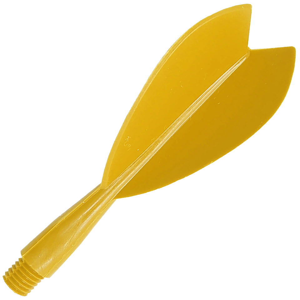 Dart Pros 1/4" thread Bar Dart Flights - Vortex Yellow