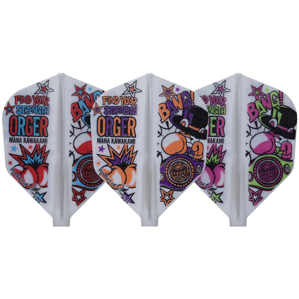 Fit Flight Mana Kawakimi 4 Signature Dart Flights - Shape