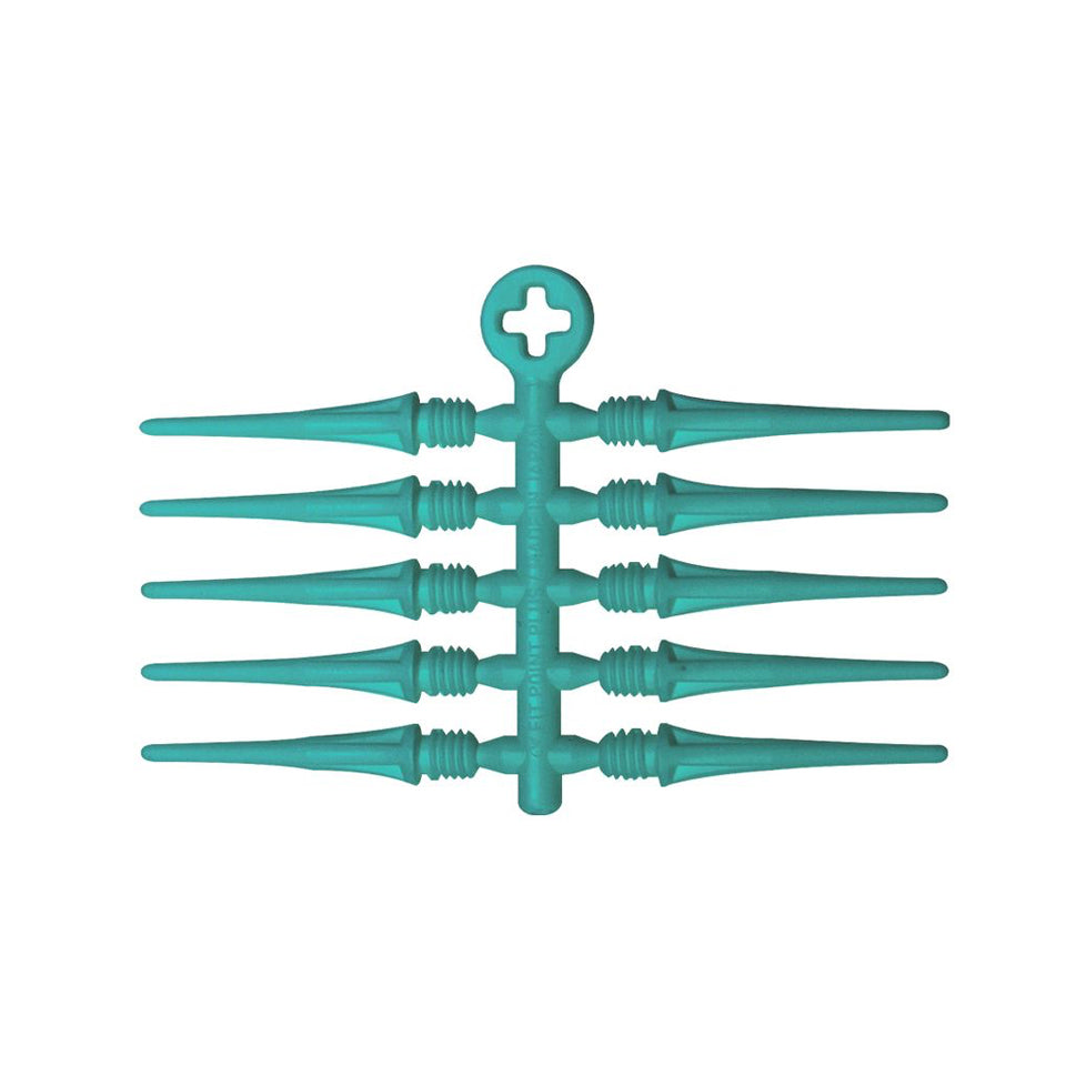 Fit Point Plus 2.0 Medium Soft Tip Points - Turquoise (60 Count)