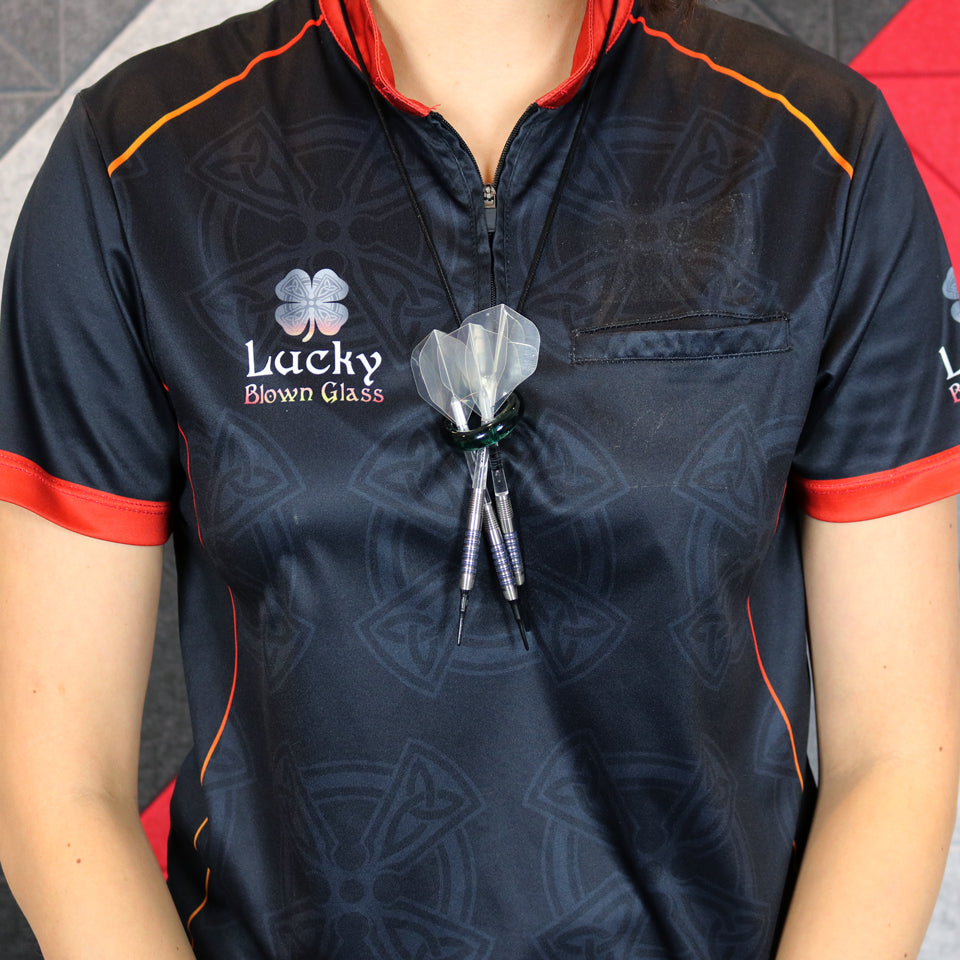 Lucky Blown Glass Dart Ring - Tourmaline