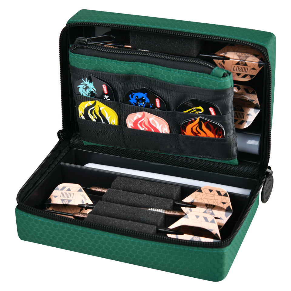 One80 Double Dart Box - Dark Green