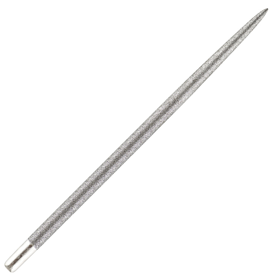 One80 Sand Coated Long Taper Steel Points - 55mm Silver